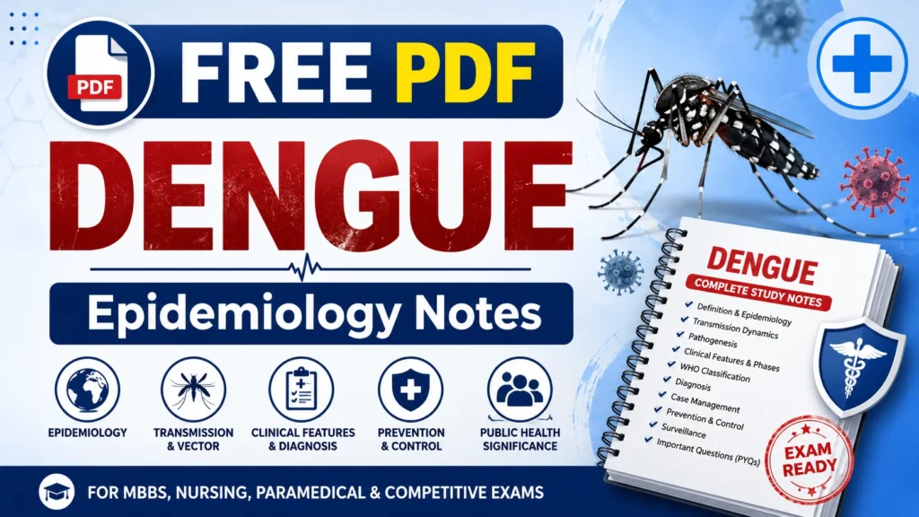 Dengue – Free PDF Notes 1 Dengue – Free PDF Notes